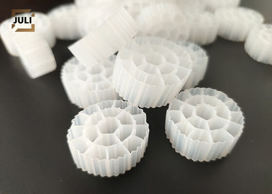 White Color Virgin HDPE Material K1 MBBR Filter Media Large Surface Area