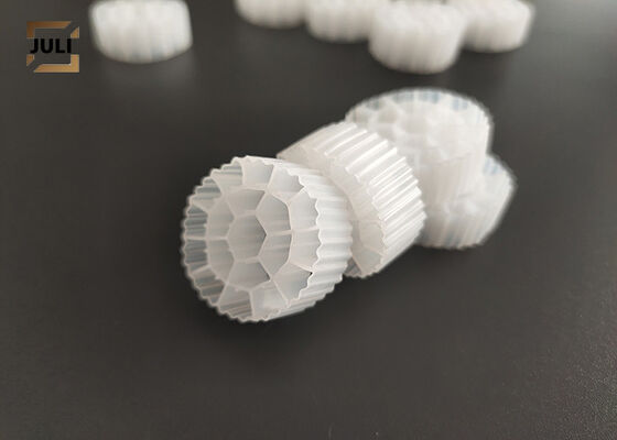 White Color Virgin HDPE Material K1 MBBR Filter Media Large Surface Area
