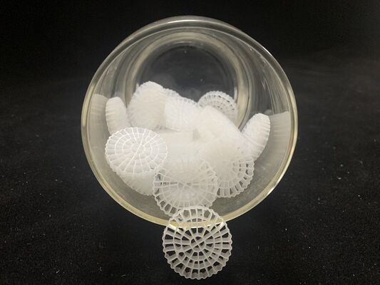 HDPE White Biofilm Reactors For Wastewater Treatment 25X4mm