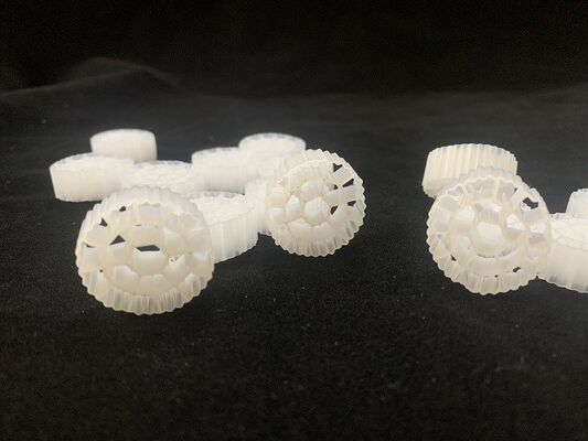 Y5 White Kaldnes K1 25X4mm MBBR Carrier Media Virgin HDPE