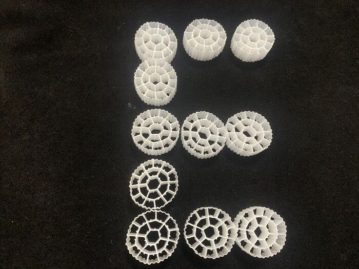 White HDPE Shock Resistance Biological Filter Media For Ponds