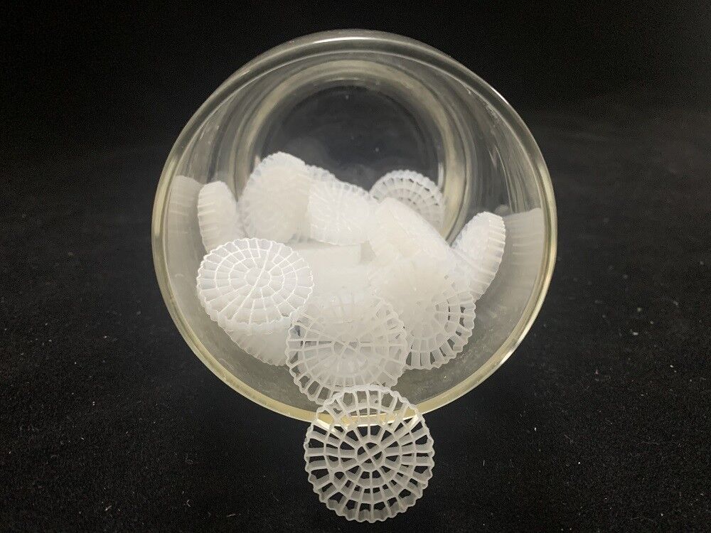 HDPE White Biofilm Reactors For Wastewater Treatment 25X4mm