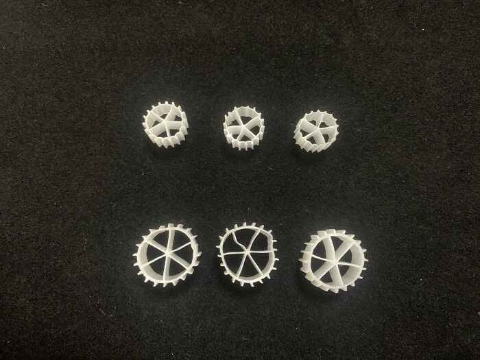 10X7mm MBBR K1 Biofilter Media Aquaponics White